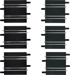 linii drepte 100/114 mm pentru piste auto Carrera GO!!!, GO!!! PLUS și Digital 143 (6 buc)