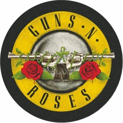 Suport pentru gramofon cu motiv Guns and Roses