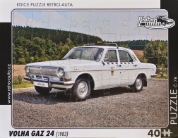 Puzzle auto retro Volga GAZ 24 (1983) – 40 piese