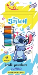Creioane cerate colorate Lilo și Stitch, 12 bucăți