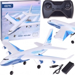 Mare avion RC de pasageri din EPP cu LED și încărcare USB ROC 4D-G2