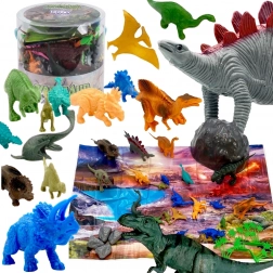 Figurine Dinozauri Set 34 buc WOOPIE