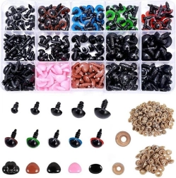 Ochii și nasuri de siguranță pentru plușuri – set 560 buc