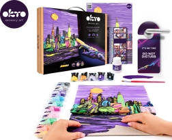 Okto pictură cu pastă Skyline New York 30 × 40 cm