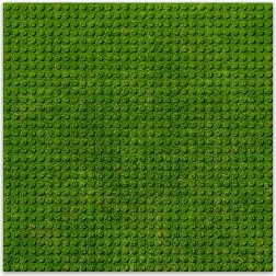 BRIXIES Plus bază de construcție design gazon 25,5 x 25,5 cm