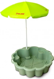 nisipar floare EKO verde cu umbrelă