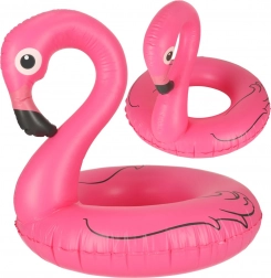 Colac gonflabil flamingo 70 cm, capacitate 50 kg