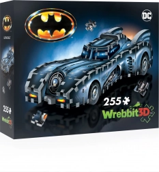 Puzzle 3D Wrebbit Batman: Batmobil 255 piese
