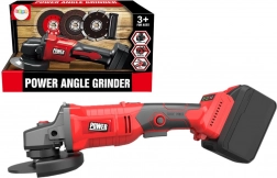 Polizor roșu pentru copii, cu acumulator și discuri interschimbabile