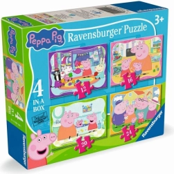 Puzzle 4v1 Purcelușa Peppa