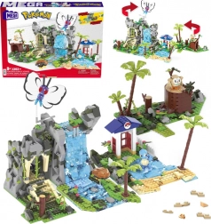 Mega Pokémon aventură în junglă – set de construcție cu 1362 piese și 4 figurine