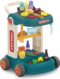 Cărucior de grătar cu accesorii 34 × 36 × 37 cm