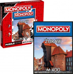 puzzle WINNING MOVES Monopoly Gdańsk Żuraw 1000 piese
