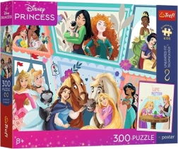 Trefl Disney Princess Balul uimitor – puzzle 300 de piese + poster