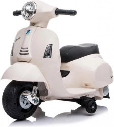 Motocicletă electrică pentru copii VESPA, albă
