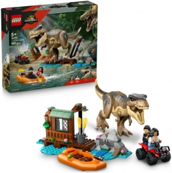 T-rex și evadarea pe râu – set LEGO Jurassic World pentru copii de la 5 ani