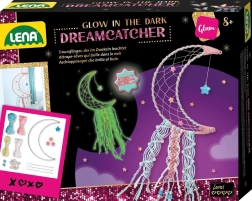 Lena dreamcatcher care strălucește în întuneric – set creativ lună