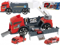 Camion de pompieri - Transportor și jucărie de parcare