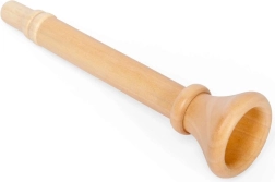 Bigjigs Toys trompetă din lemn, natur