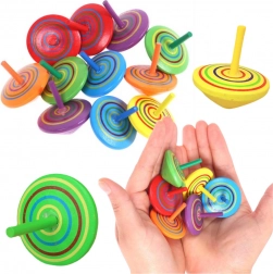 Titirez din lemn colorat 4 cm