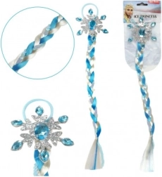 Prințesă de Gheață Păr Fals cu Sclipici