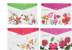 Mapă cu capsă Floare 26x36 cm