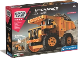 Clementoni Science & Play laborator mecanic – camioane de minierit 2‑în‑1