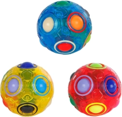 Hlavolam Magic Ball – sferă 3D cu bile colorate