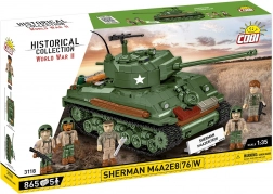 Set de construcție tanc SHERMAN M4A2E8 (76)W – 865 piese