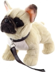 Bulldog Francez de Pluș cu Lesă 26 cm Eco-friendly