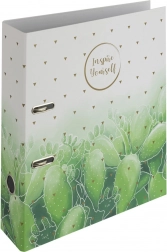 Biblioraft A4 cu mecanism pârghie 7 cm Romantic Cactus