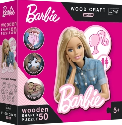 Puzzle din lemn Barbie pentru copii 50 piese