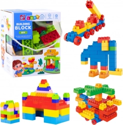 Set de construcție spațială cuburi colorate 100 buc