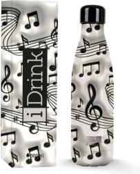 Termos albă Music 500 ml