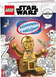 Lego Star Wars: carte de colorat cu autocolante