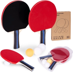 Set de ping-pong – 2 palete și 3 mingi