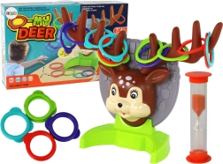 Joc de îndemânare pentru familie – aruncat inele pe ren