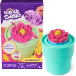 Kinetic Sand SquishBlossom floare – set creativ cu nisip kinetic