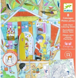 Cărți de colorat dezvăluitoare Nina și cortul ei de joacă