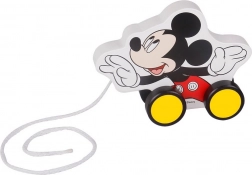 Jucărie de tras Mickey Mouse din lemn