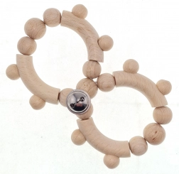 Zornă din lemn cu clopoțel de la Hess