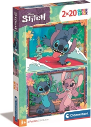 CLEMENTONI Puzzle Stitch 2x20 piese