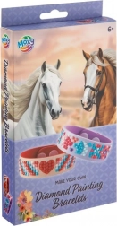 moxy pictură cu diamante – set pentru realizarea brățărilor colecția horse (2 buc)