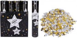 Confetti party cu stele, tub lansator 30 cm