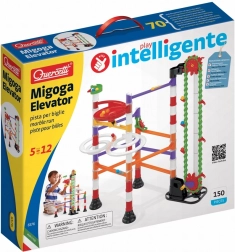 Pistă cu bile QUERCETTI Migoga Elevator 150 de piese cu lift