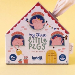 Figurine din lemn Trei purceluși