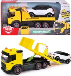 Autospecială de tractare Volvo cu autoturism