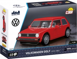 Set de construcție COBI Volkswagen Golf 1974–1983 1:35, 68 piese