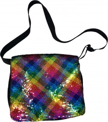 Geantă de umăr cu paiete