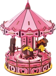 Puzzle 3D Din Lemn Carusel